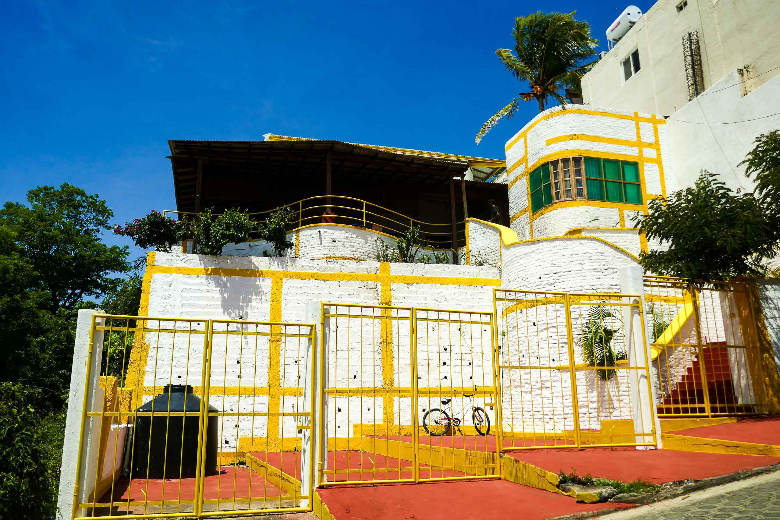 Casa Oro Group Casa-Ruth-San-Juan-del-Sur-Nicaragua-Front-Brick-Yellow-Eco-Building-Beach-House Casa Ruth 