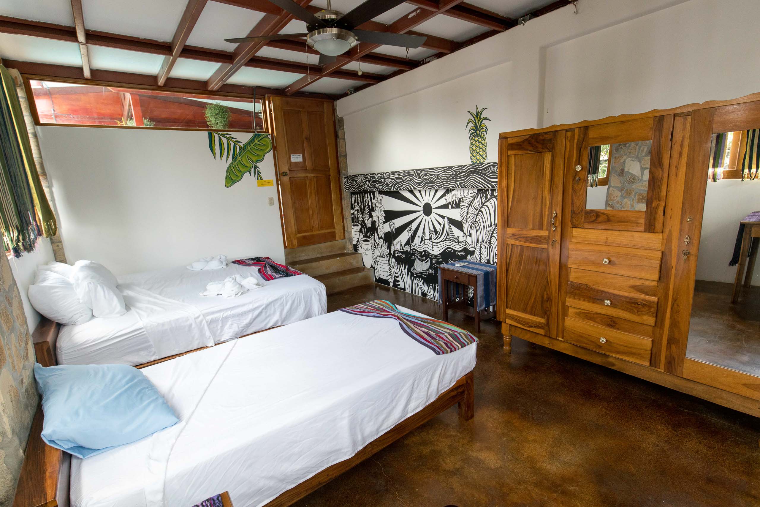 Casa Oro Group Nuestra-Casa-Eco-Guesthouse-San-Juan-Del-Sur-Nicaragua-Mural-Art-Nature-Suite-Family-Room-Group-Travel-Digital-Nomad-Retreat Nuestra Casa 
