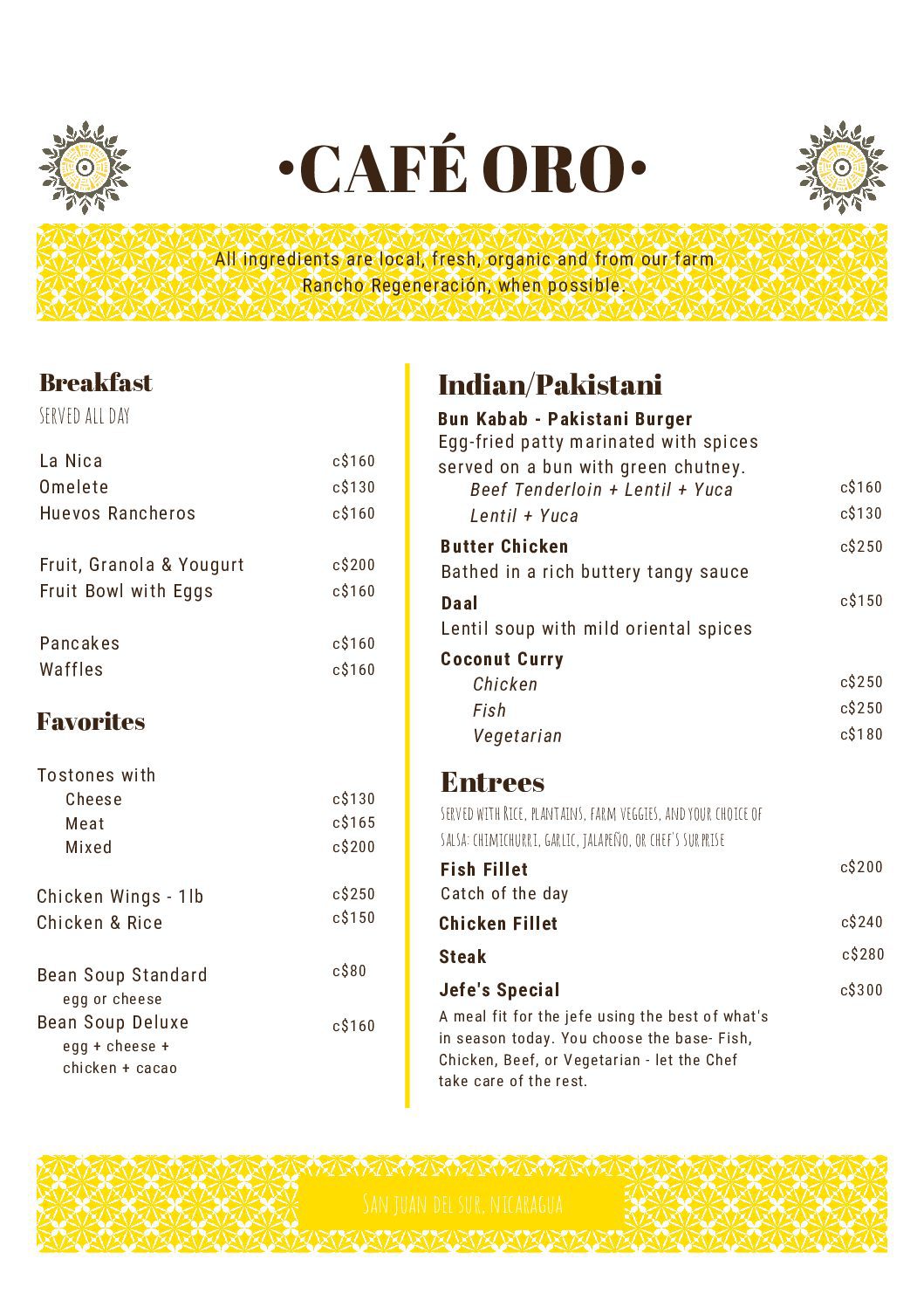 Casa Oro Group Cafe-Oro-Menu-Jun-2020-pdf Cafe Oro 